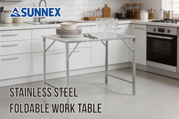 SS 折りたたみ式作業台