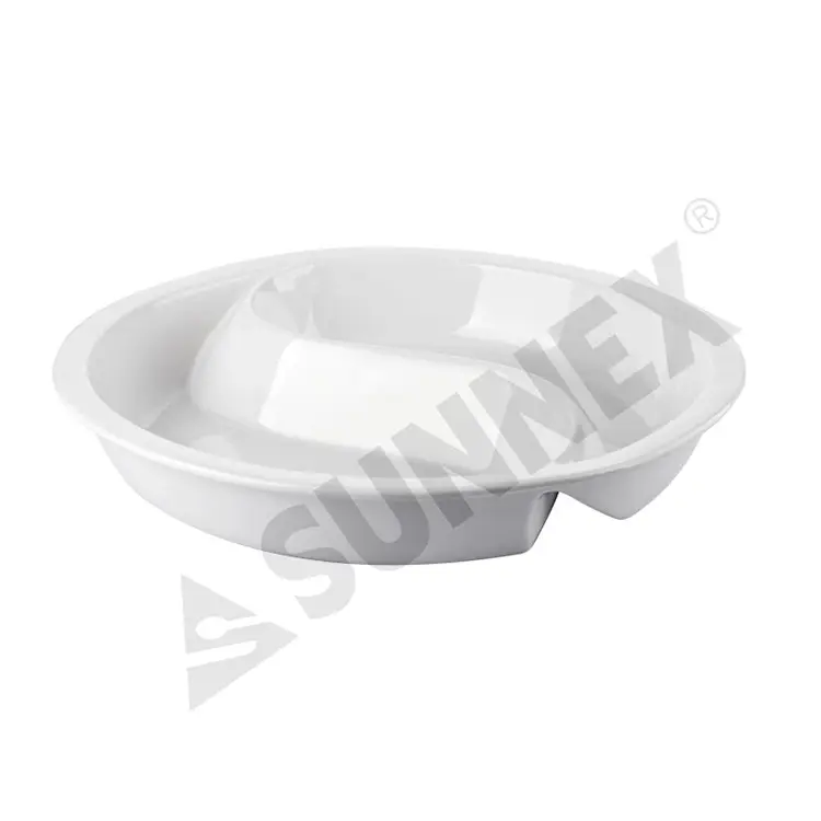 磁器2分割フードパン